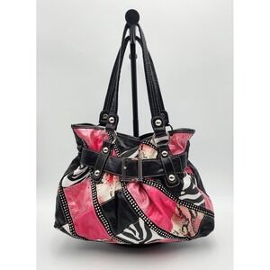 Y2k Belt Buckle Vintage Claires‎ Patchwork Shoulder Bag Hippie Boho 80s